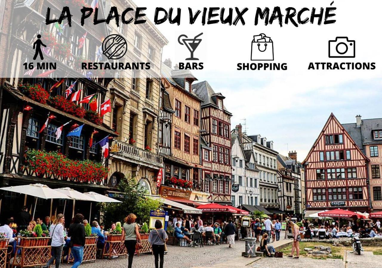 Cosy'Appart - Le Tiny Apartment รูออง ภายนอก รูปภาพ